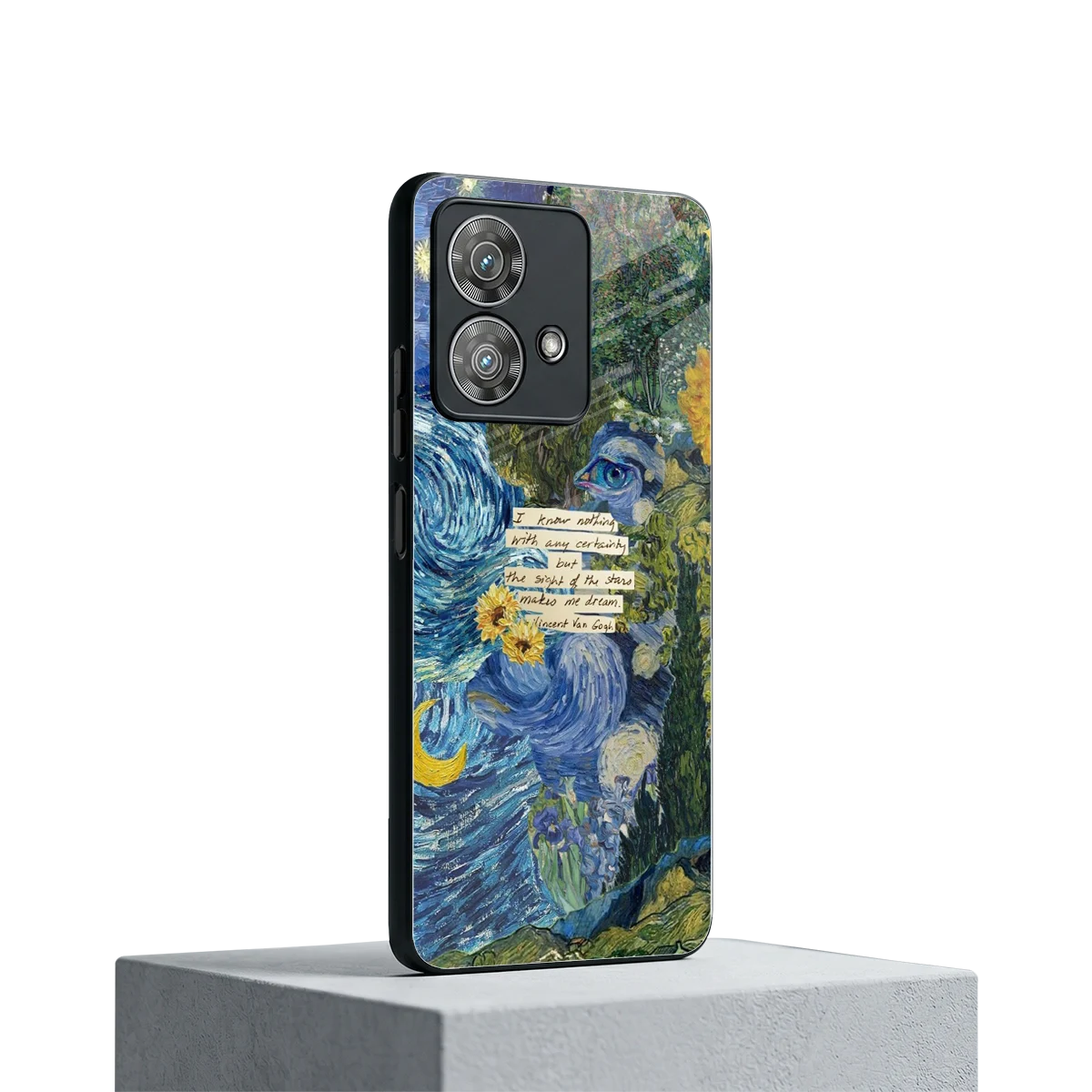 Masterpiece motorola edge 40 neo 5g mobile cover | shockproof glass phone case
