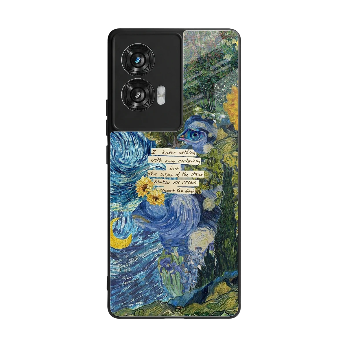 Masterpiece back phone cover | glass case for motorola edge 50 fusion