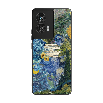 Masterpiece back phone cover | glass case for motorola edge 50 fusion