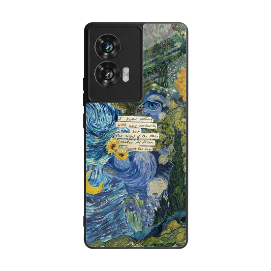 Masterpiece back phone cover | glass case for motorola edge 50 fusion