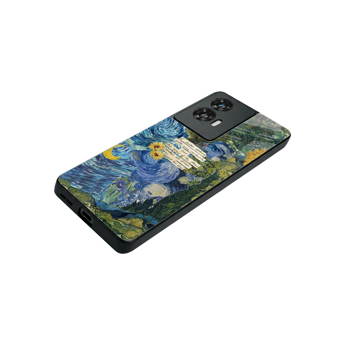 Masterpiece stylish phone case for motorola edge 50 fusion | glossy glass and slim fit