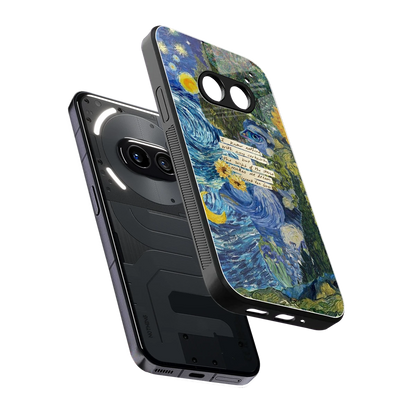 Masterpiece sleek nothing phone 2a cover with tempered glass back and TPU edges