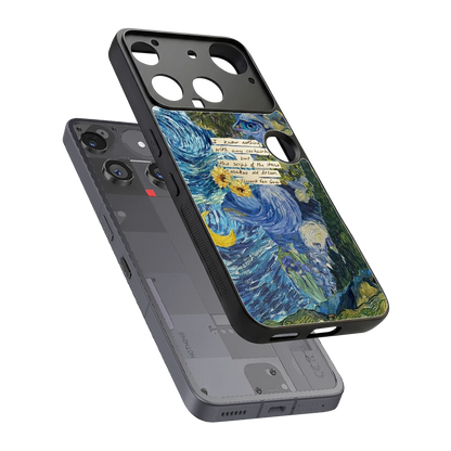 Masterpiece sleek nothing phone 3 cover with tempered glass back and TPU edges
