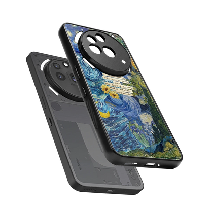 Masterpiece sleek nothing phone 3a pro cover with tempered glass back and TPU edges