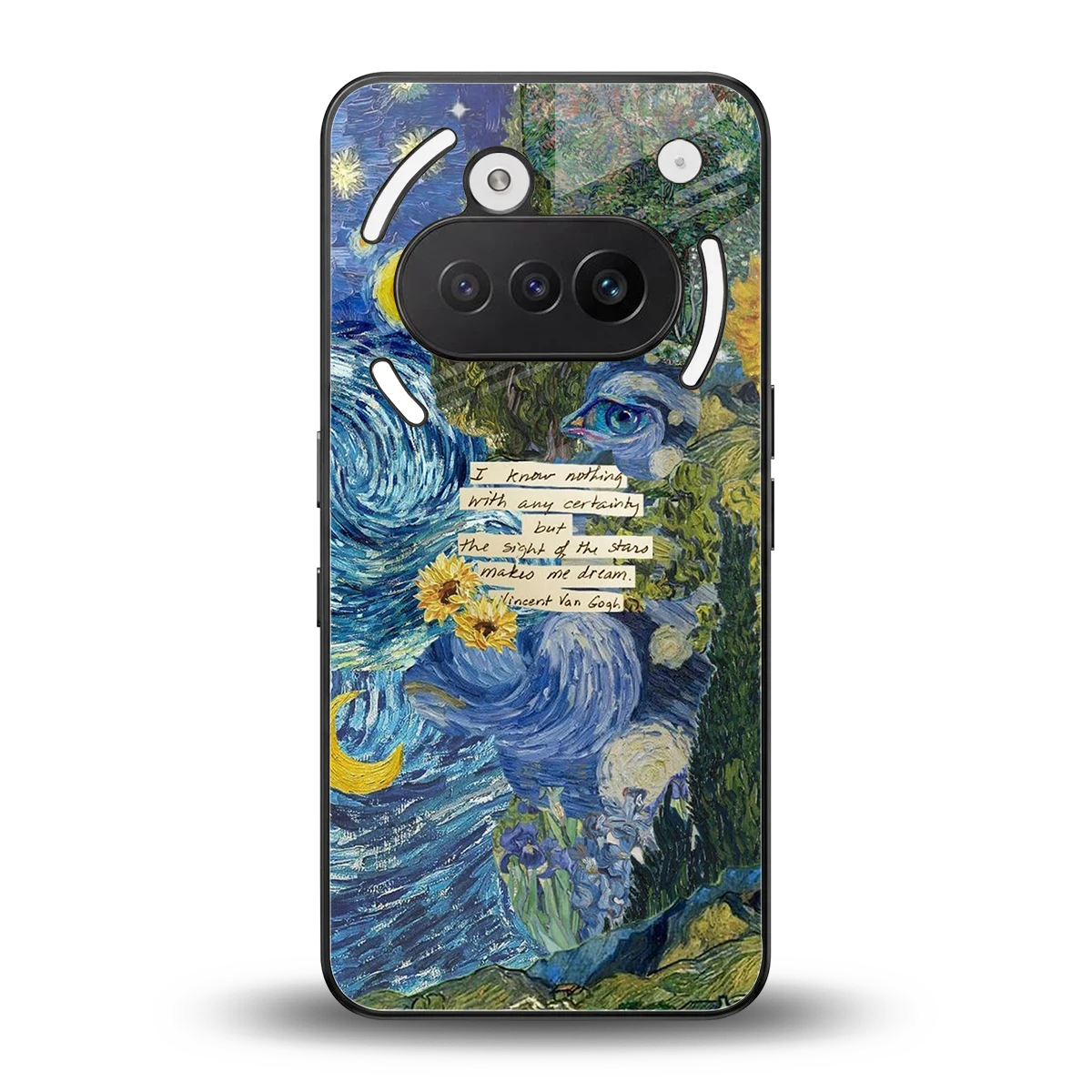 Masterpiece back phone cover | glass case for nothing phone 3a