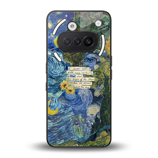 Masterpiece back phone cover | glass case for nothing phone 3a