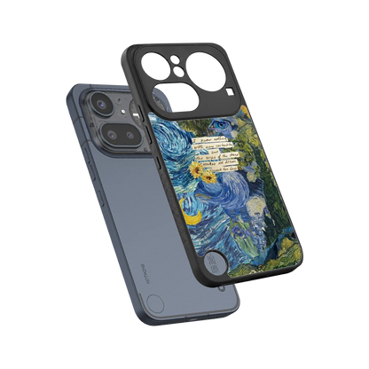 Masterpiece sleek nothing phone 4a pro cover with tempered glass back and TPU edges