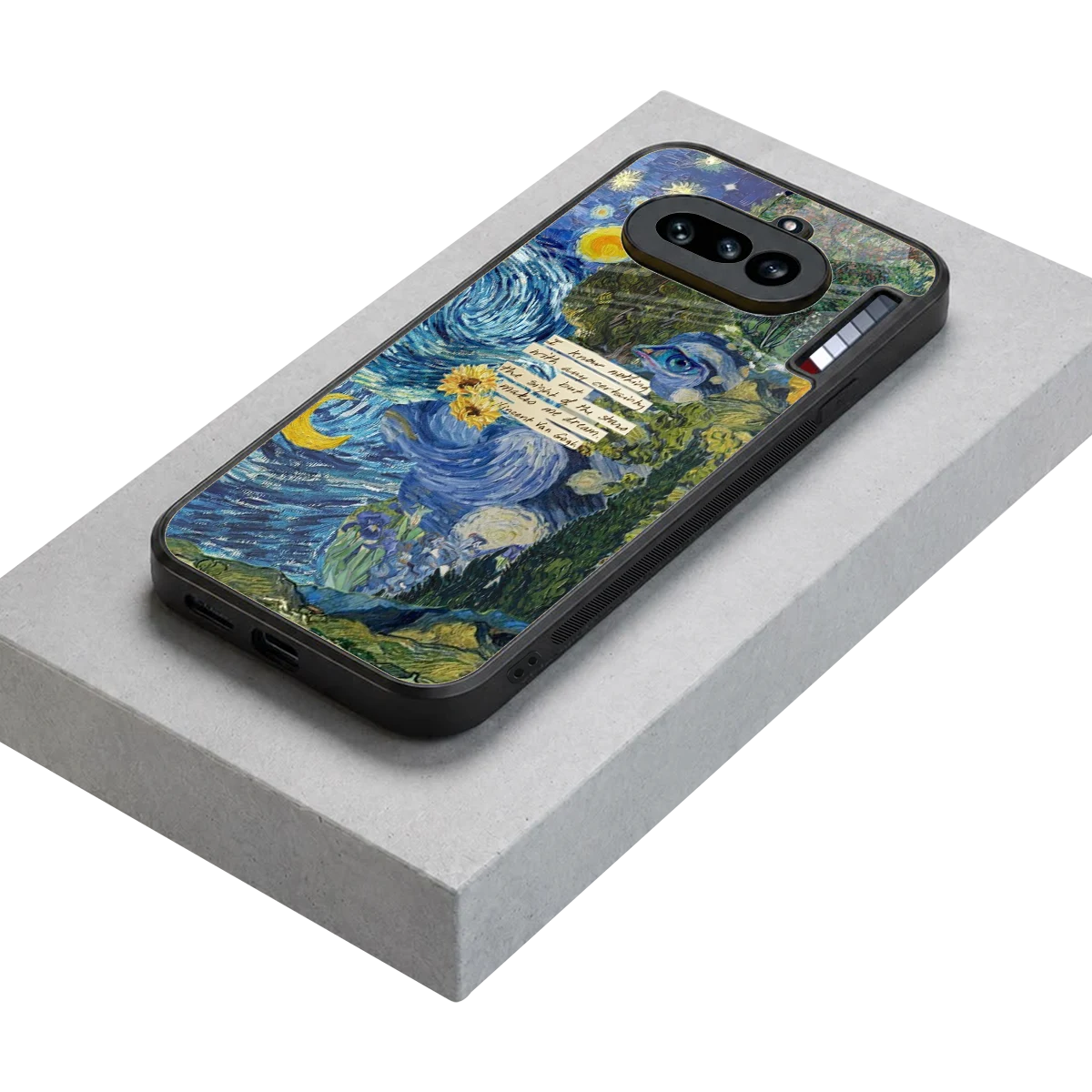 Masterpiece stylish phone case for nothing phone 4a | glossy glass and slim fit