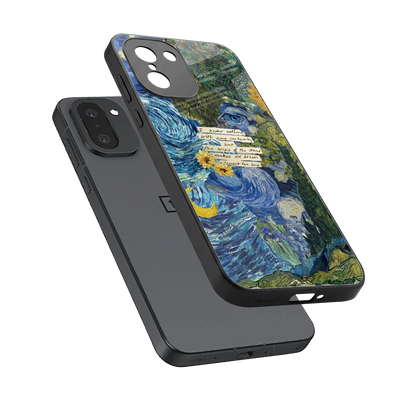 Masterpiece sleek oneplus 15r cover with tempered glass back and TPU edges