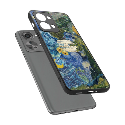 Masterpiece sleek oneplus nord 2t cover with tempered glass back and TPU edges