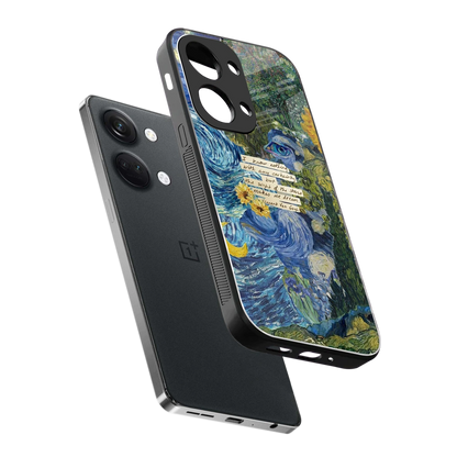 Masterpiece sleek oneplus nord 3 cover with tempered glass back and TPU edges