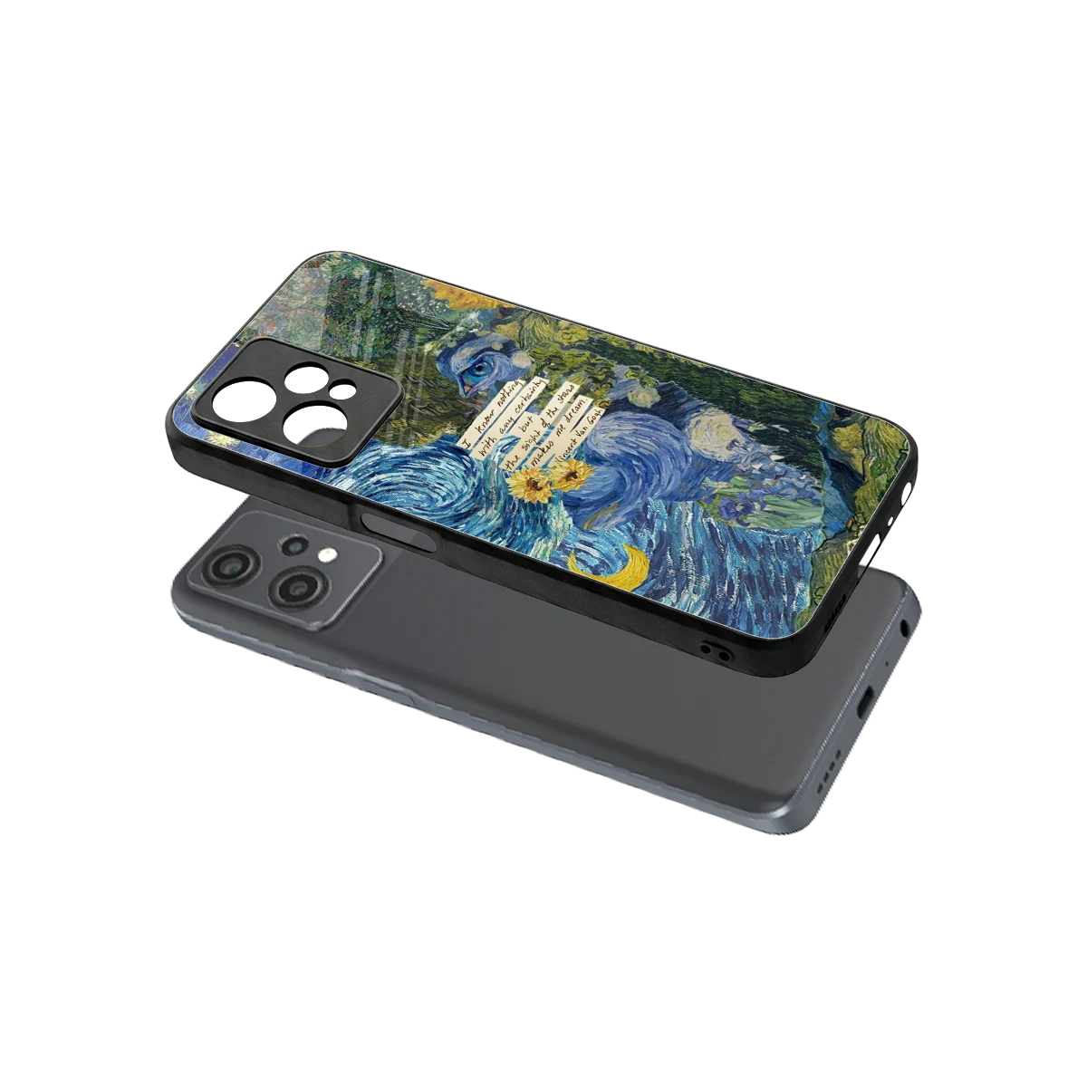 Masterpiece sleek oneplus nord ce 2 lite cover with tempered glass back and TPU edges