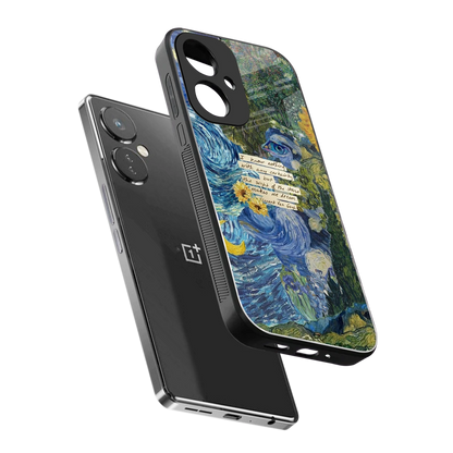Masterpiece sleek oneplus nord ce 3 cover with tempered glass back and TPU edges