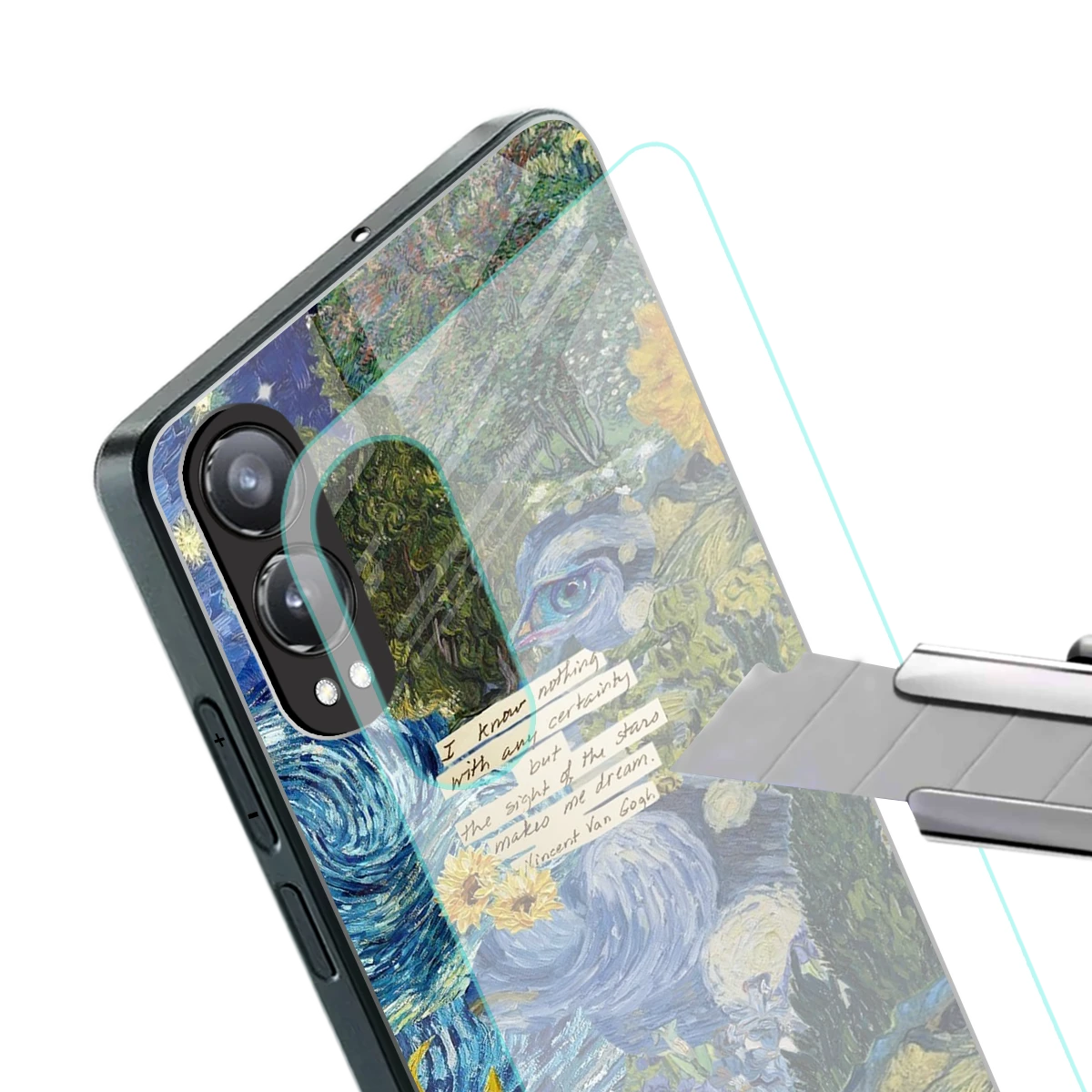 Masterpiece stylish phone case for oneplus nord ce 4 lite | glossy glass and slim fit