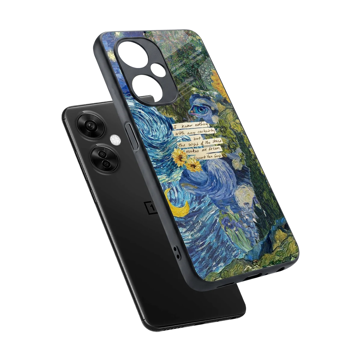 Masterpiece sleek oneplus nord ce 3 lite cover with tempered glass back and TPU edges