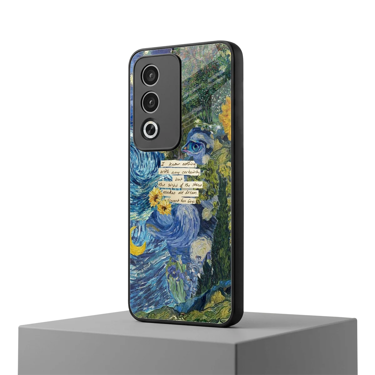 Masterpiece oppo a3 pro mobile cover | shockproof glass phone case