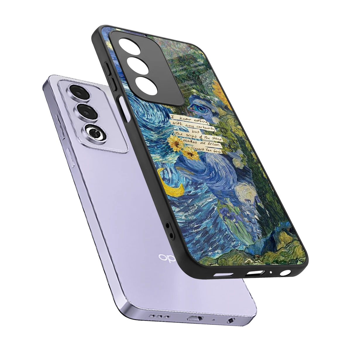 Masterpiece sleek oppo a3 pro cover with tempered glass back and TPU edges