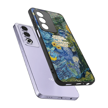 Masterpiece sleek oppo a3 pro cover with tempered glass back and TPU edges
