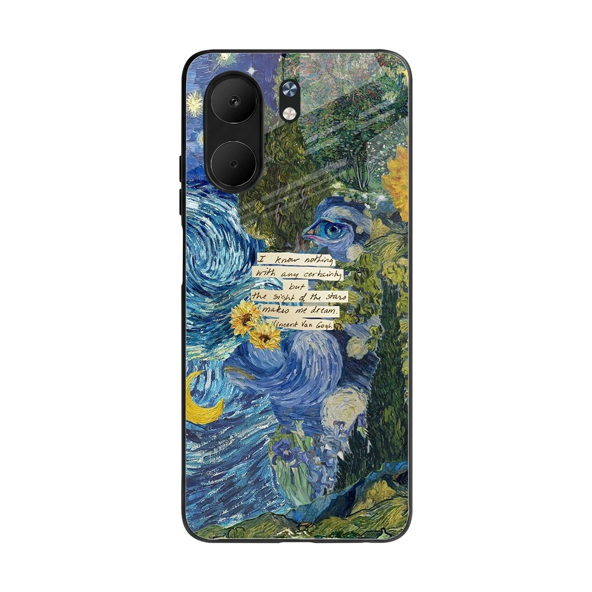 Masterpiece back phone cover | glass case for oppo a5x 5g