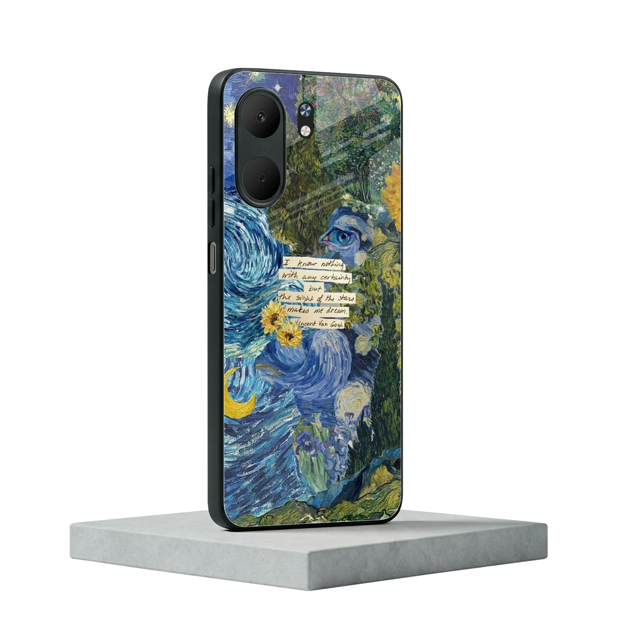 Masterpiece oppo a5x 5g mobile cover | shockproof glass phone case
