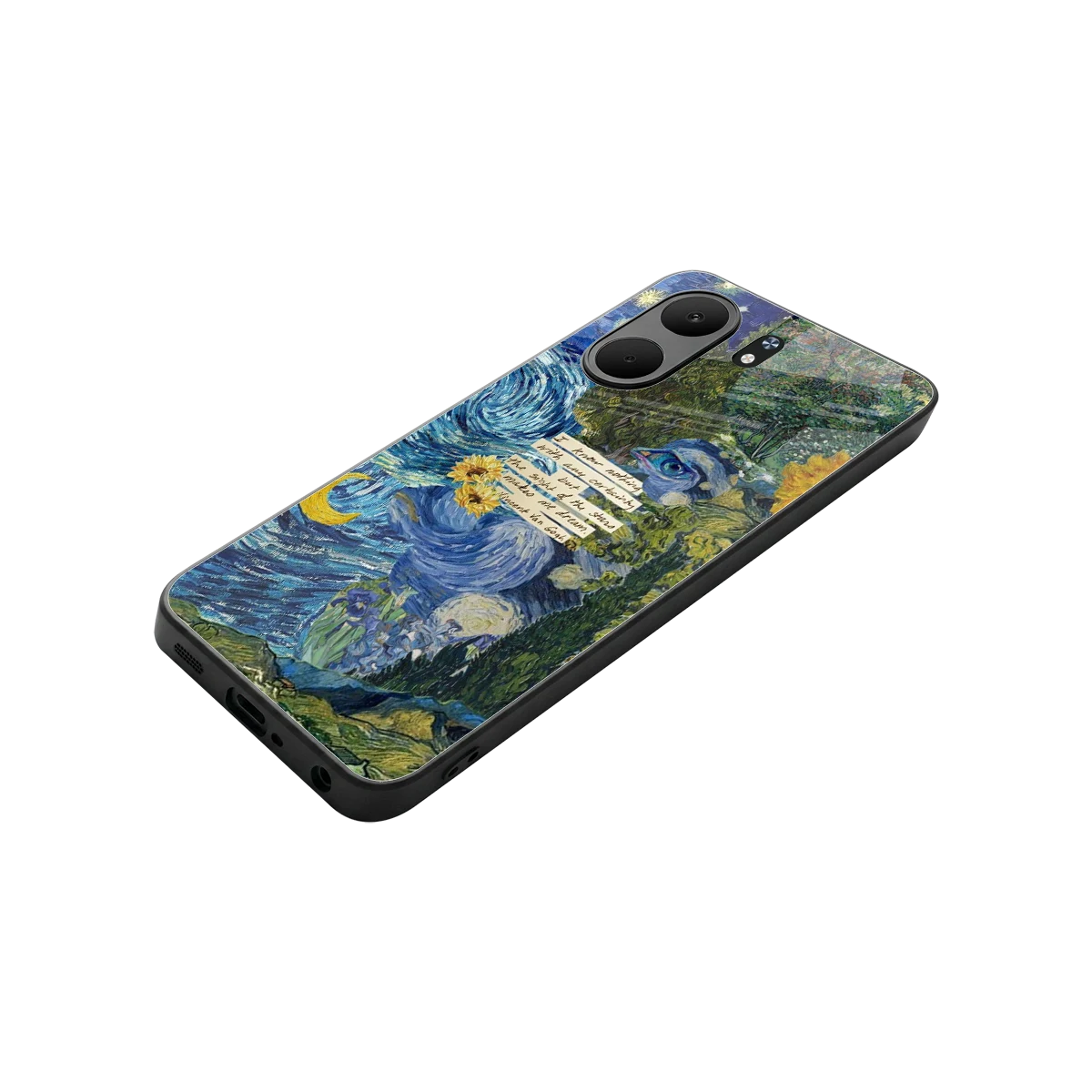 Masterpiece stylish phone case for oppo a5x 5g | glossy glass and slim fit
