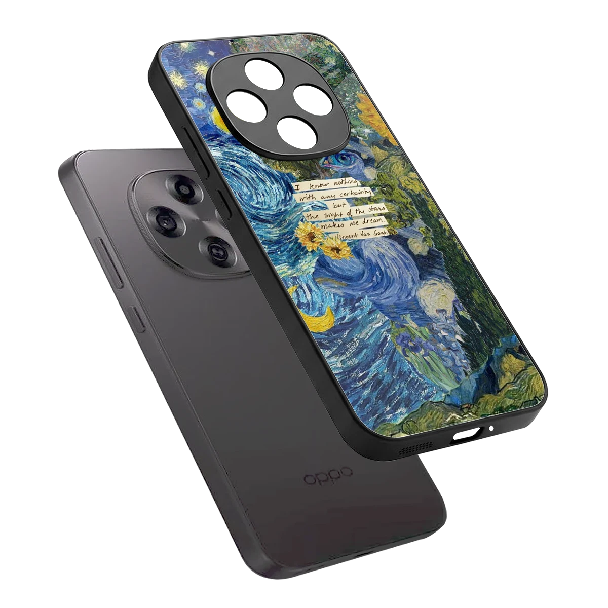 Masterpiece sleek oppo f31 pro 5g cover with tempered glass back and TPU edges