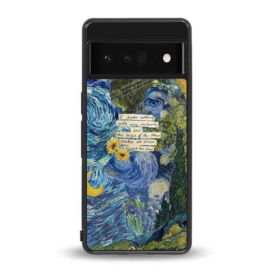 Masterpiece back phone cover | glass case for google pixel 6 pro