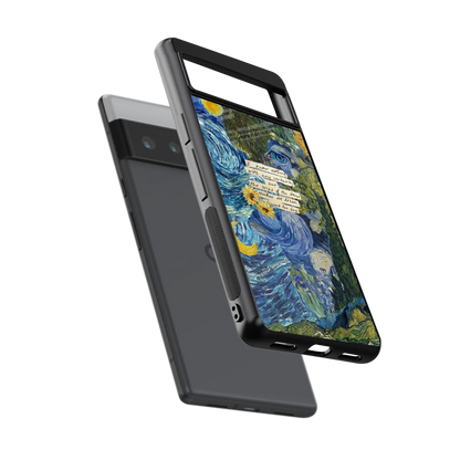 Masterpiece sleek google pixel 6 pro cover with tempered glass back and TPU edges