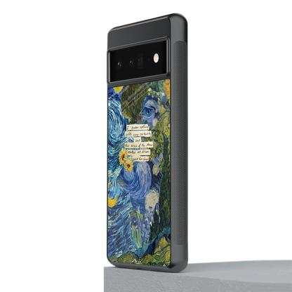 Masterpiece stylish phone case for google pixel 6 pro | glossy glass and slim fit