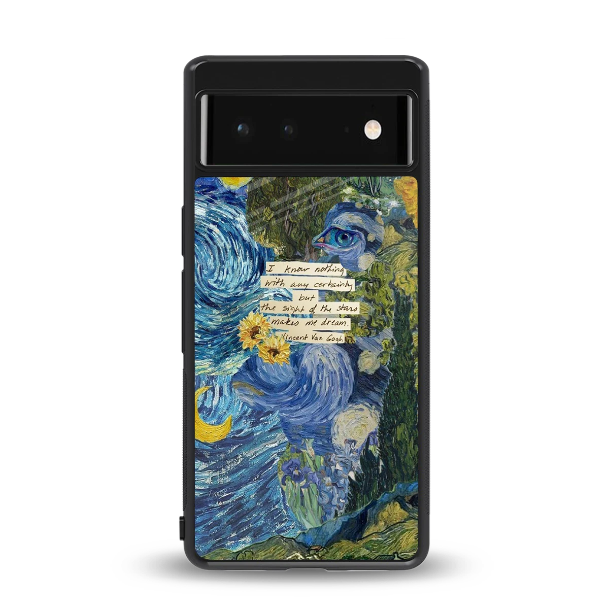 Masterpiece back phone cover | glass case for google pixel 6a