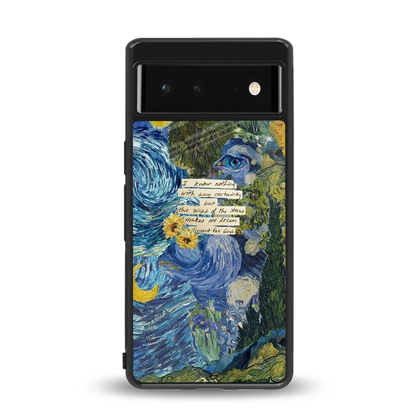 Masterpiece back phone cover | glass case for google pixel 6a