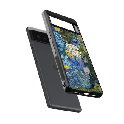 Masterpiece sleek google pixel 6 cover with tempered glass back and TPU edges