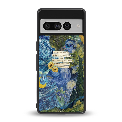 Masterpiece back phone cover | glass case for google pixel 7 pro