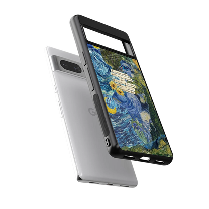 Masterpiece sleek google pixel 7 pro cover with tempered glass back and TPU edges