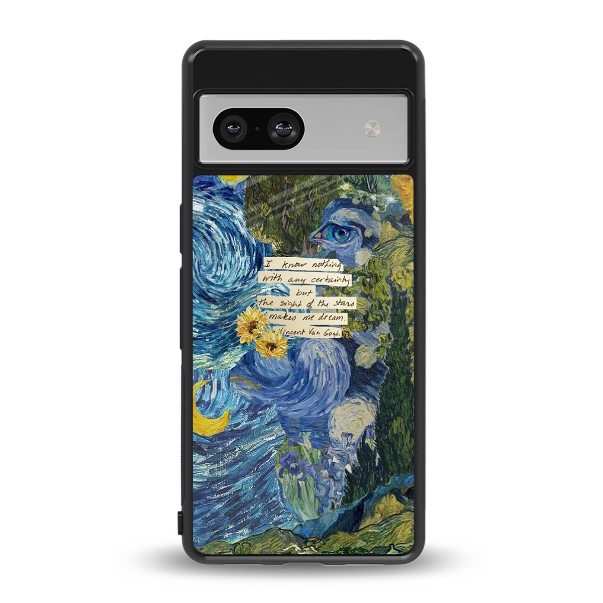 Masterpiece back phone cover | glass case for google pixel 7