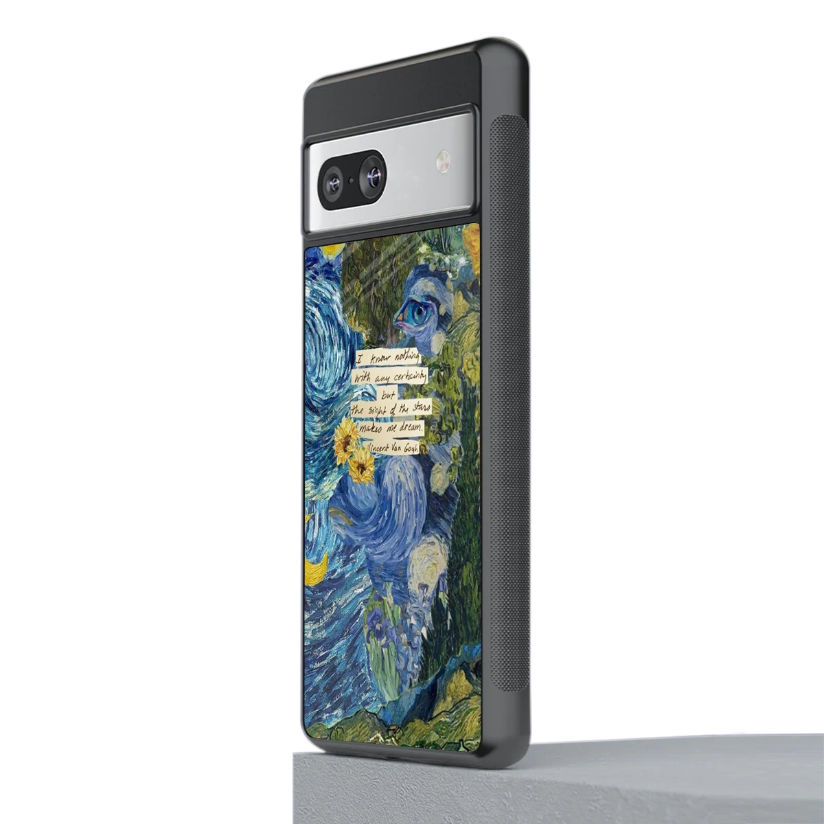 Masterpiece stylish phone case for google pixel 7a | glossy glass and slim fit