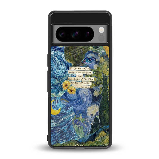 Masterpiece back phone cover | glass case for google pixel 8 pro