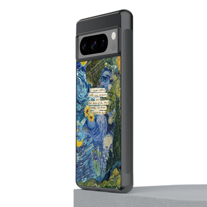 Masterpiece stylish phone case for google pixel 8 pro | glossy glass and slim fit