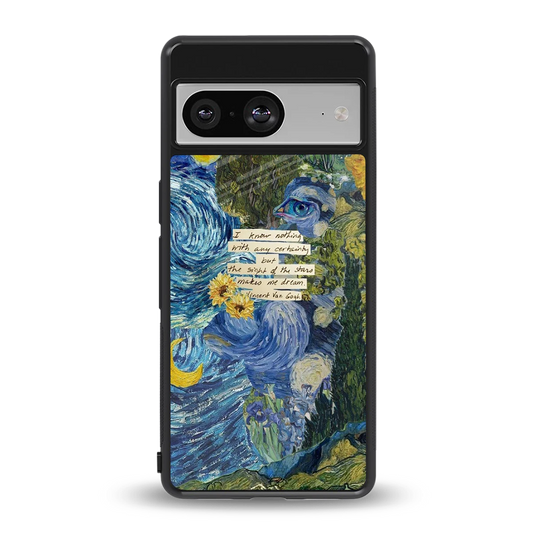 Masterpiece back phone cover | glass case for google pixel 8