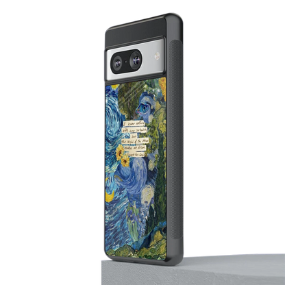 Masterpiece stylish phone case for google pixel 8 | glossy glass and slim fit