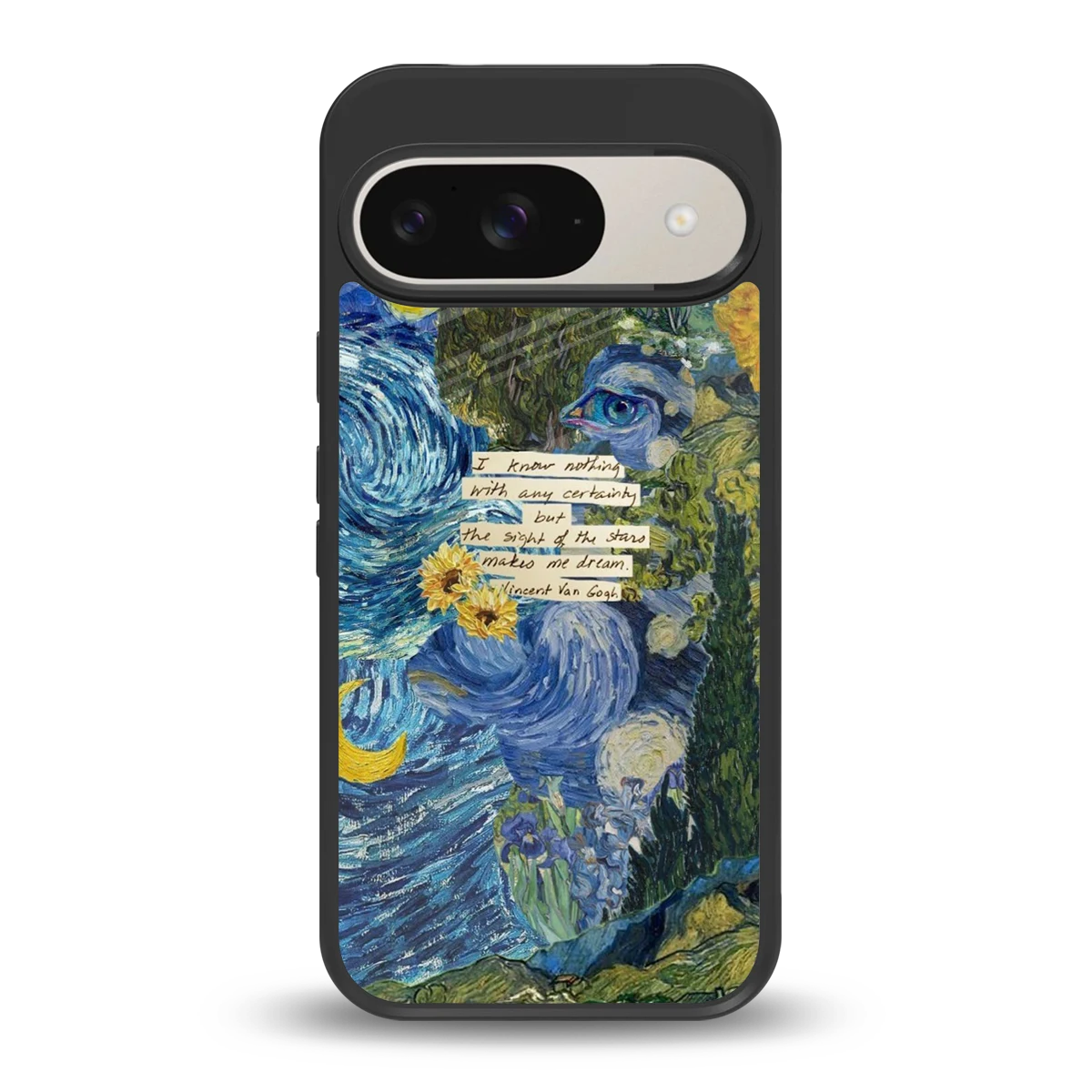Masterpiece back phone cover | glass case for google pixel 9