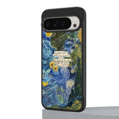 Masterpiece google pixel 9 pro mobile cover | shockproof glass phone case