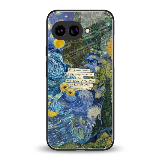 Masterpiece back phone cover | glass case for google pixel 10a