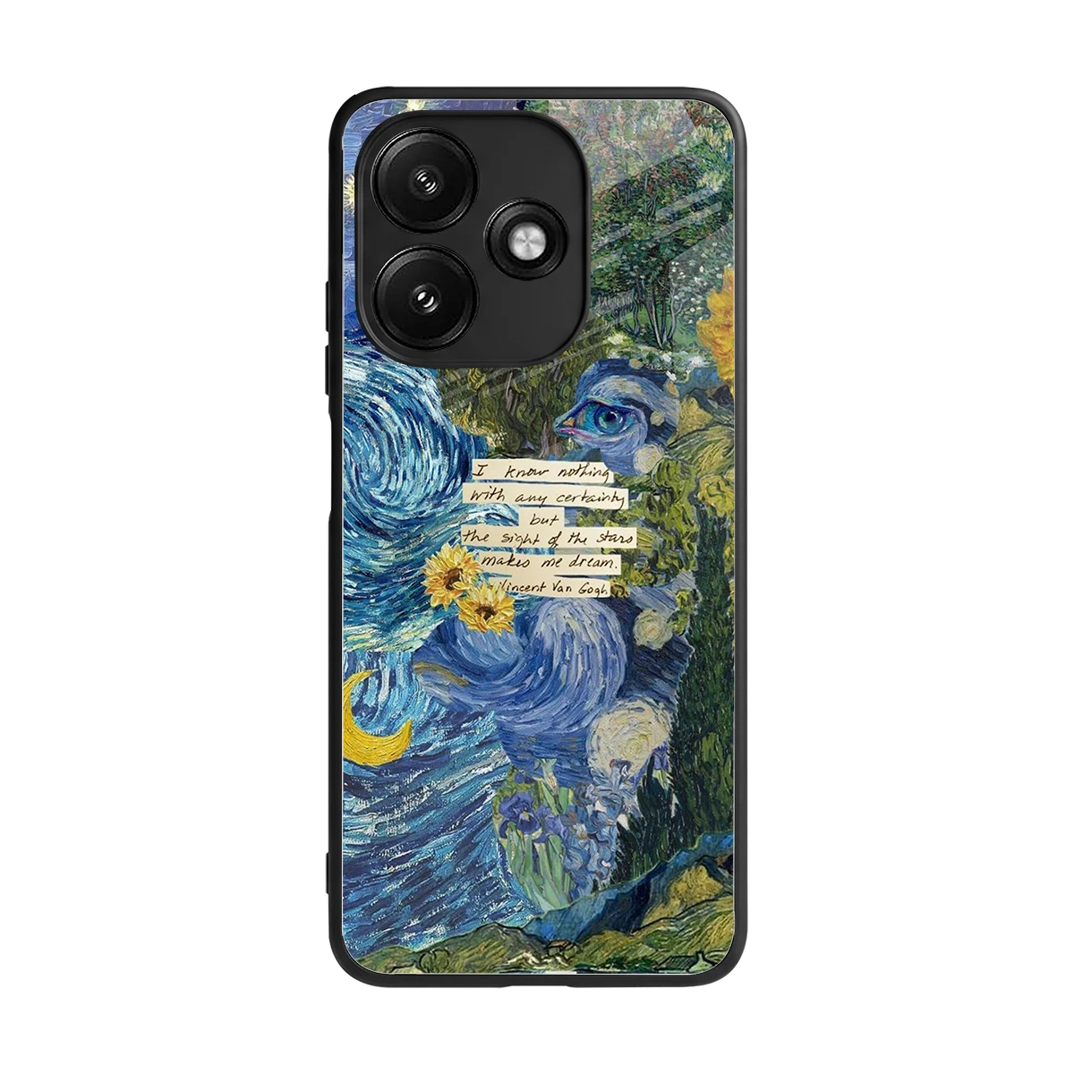 Masterpiece back phone cover | glass case for redmi 12 5g