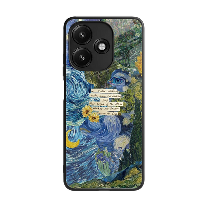 Masterpiece back phone cover | glass case for redmi 12 5g