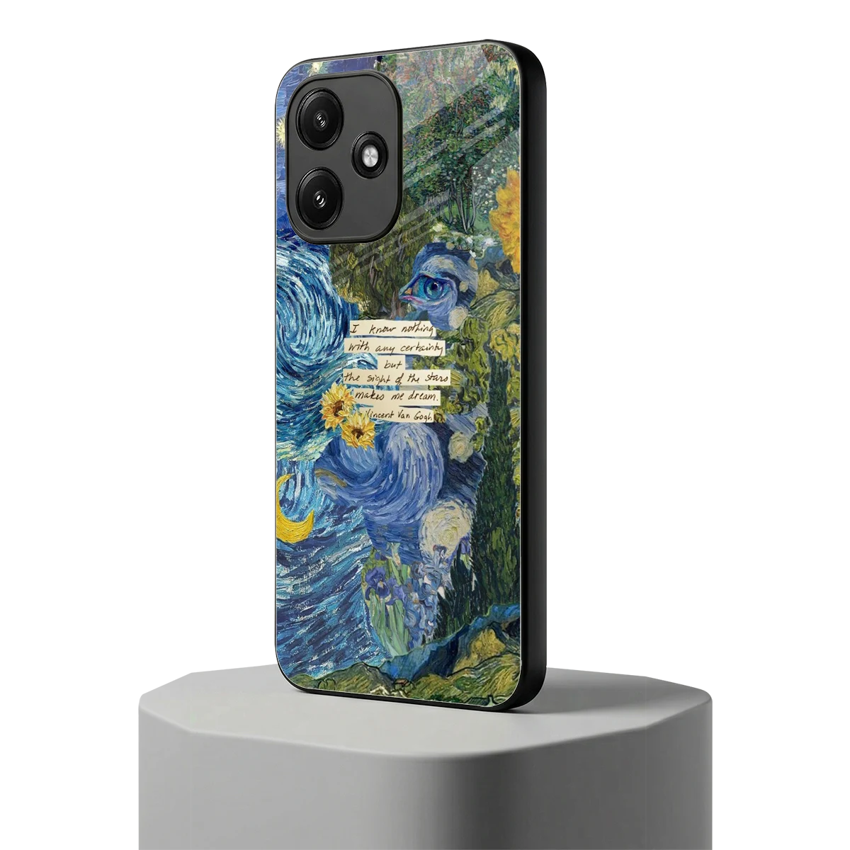 Masterpiece redmi 12 5g mobile cover | shockproof glass phone case
