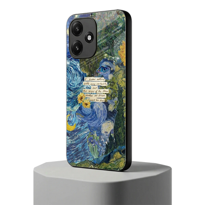 Masterpiece redmi 12 5g mobile cover | shockproof glass phone case
