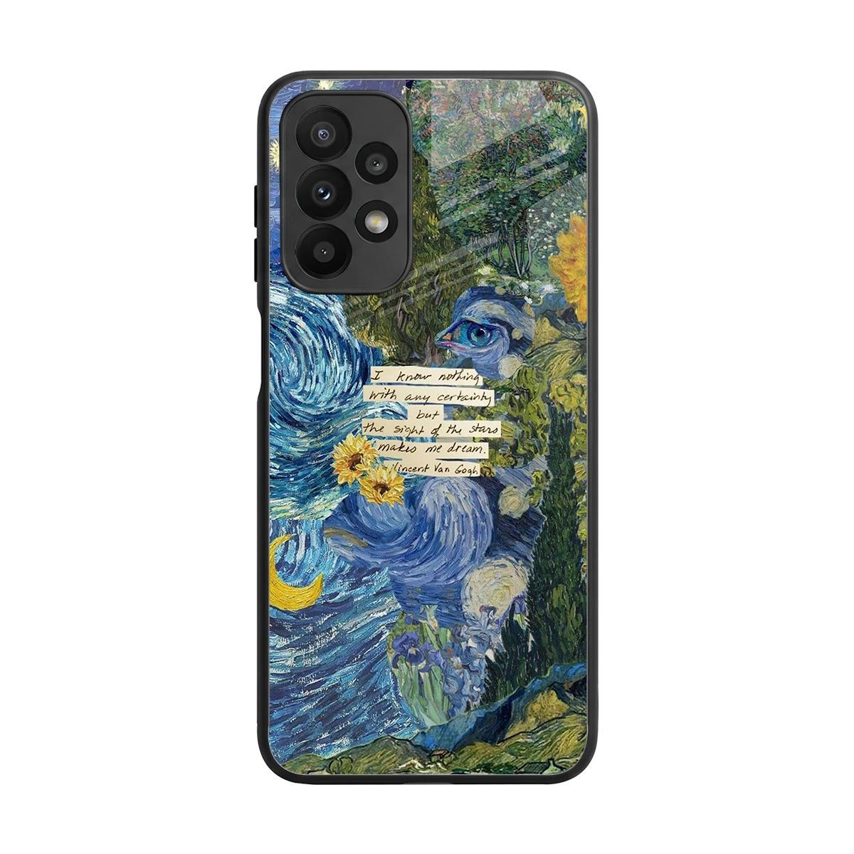 Masterpiece back phone cover | glass case for samsung galaxy a23