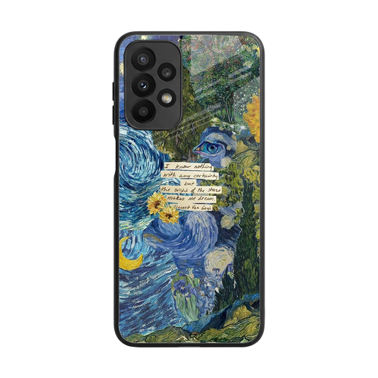 Masterpiece back phone cover | glass case for samsung galaxy a23