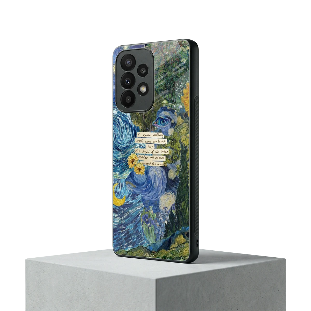 Masterpiece samsung galaxy a23 mobile cover | shockproof glass phone case
